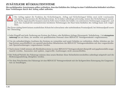 2002-2003 Renault Avantime Gebruikershandleiding | Duits