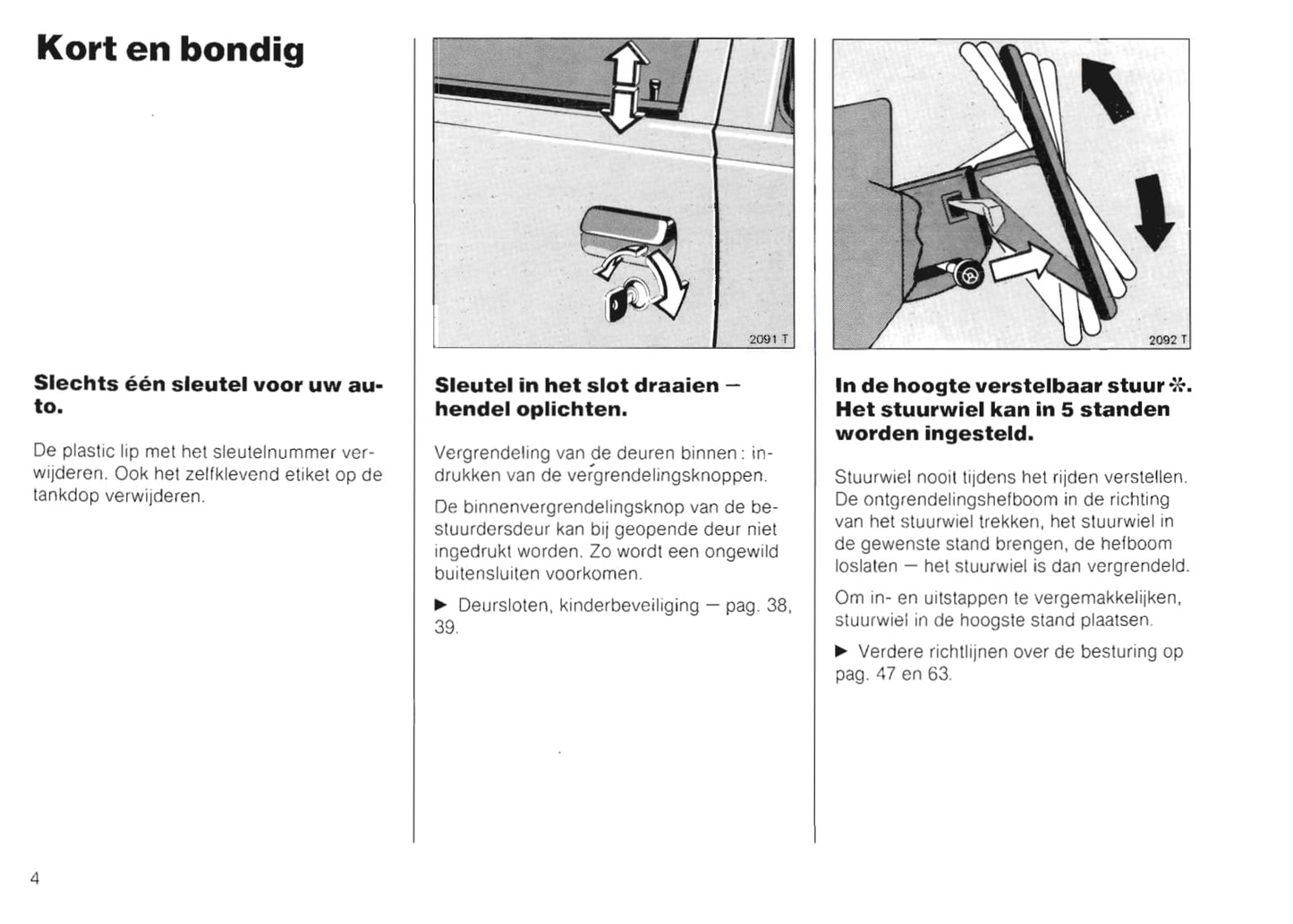 1989-1991 Opel Kadett Owner's Manual | Dutch