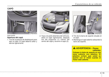 2008-2009 Hyundai i20 Bedienungsanleitung | Spanisch