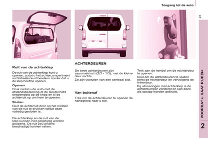 2013-2014 Peugeot Partner Tepee Bedienungsanleitung | Niederländisch