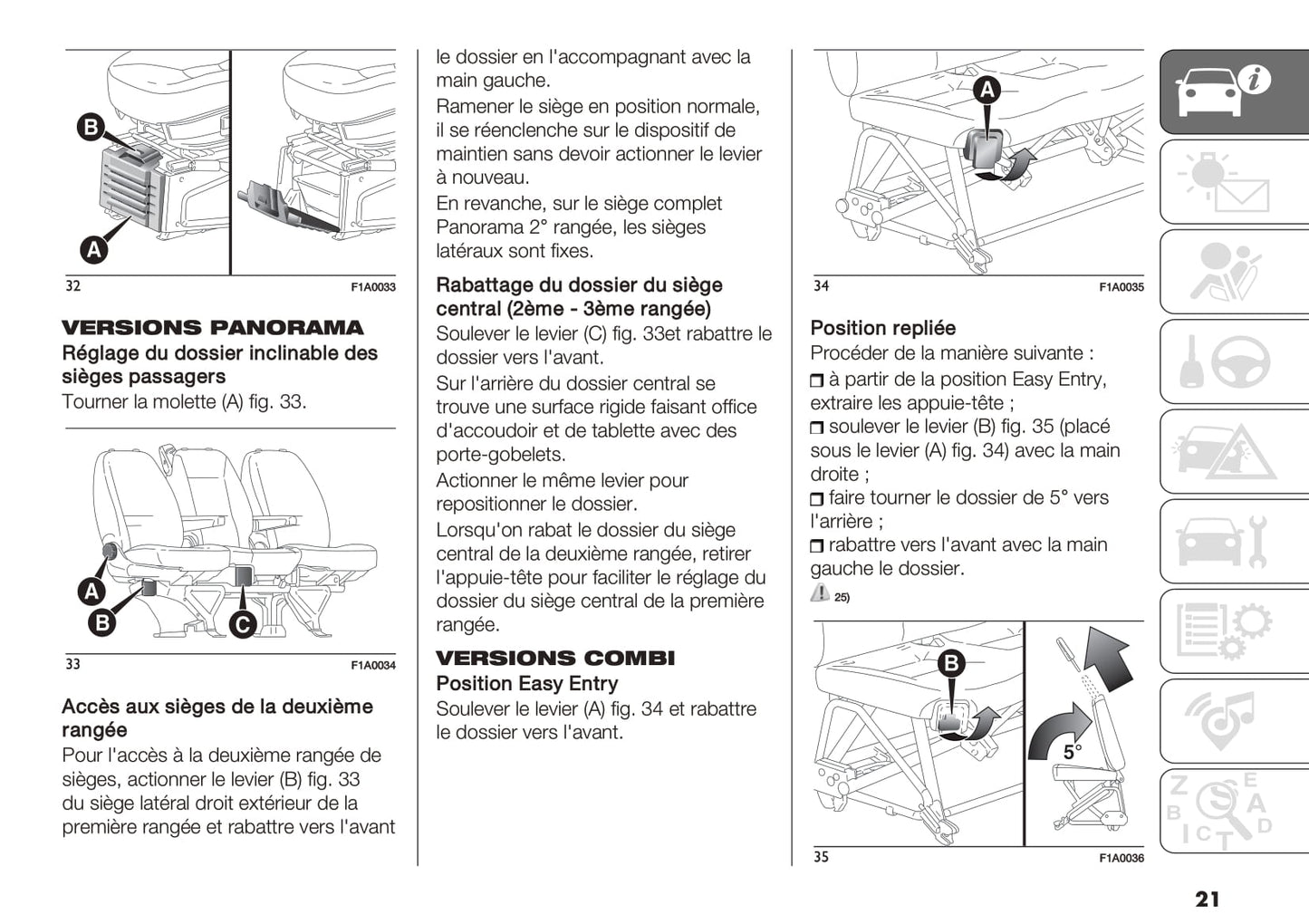 2019-2020 Fiat Ducato Gebruikershandleiding | Frans