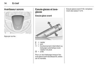 2012-2013 Opel Insignia Owner's Manual | French