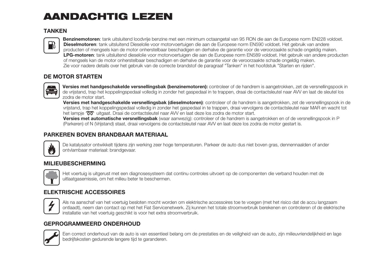 2018-2019 Fiat Tipo Gebruikershandleiding | Nederlands