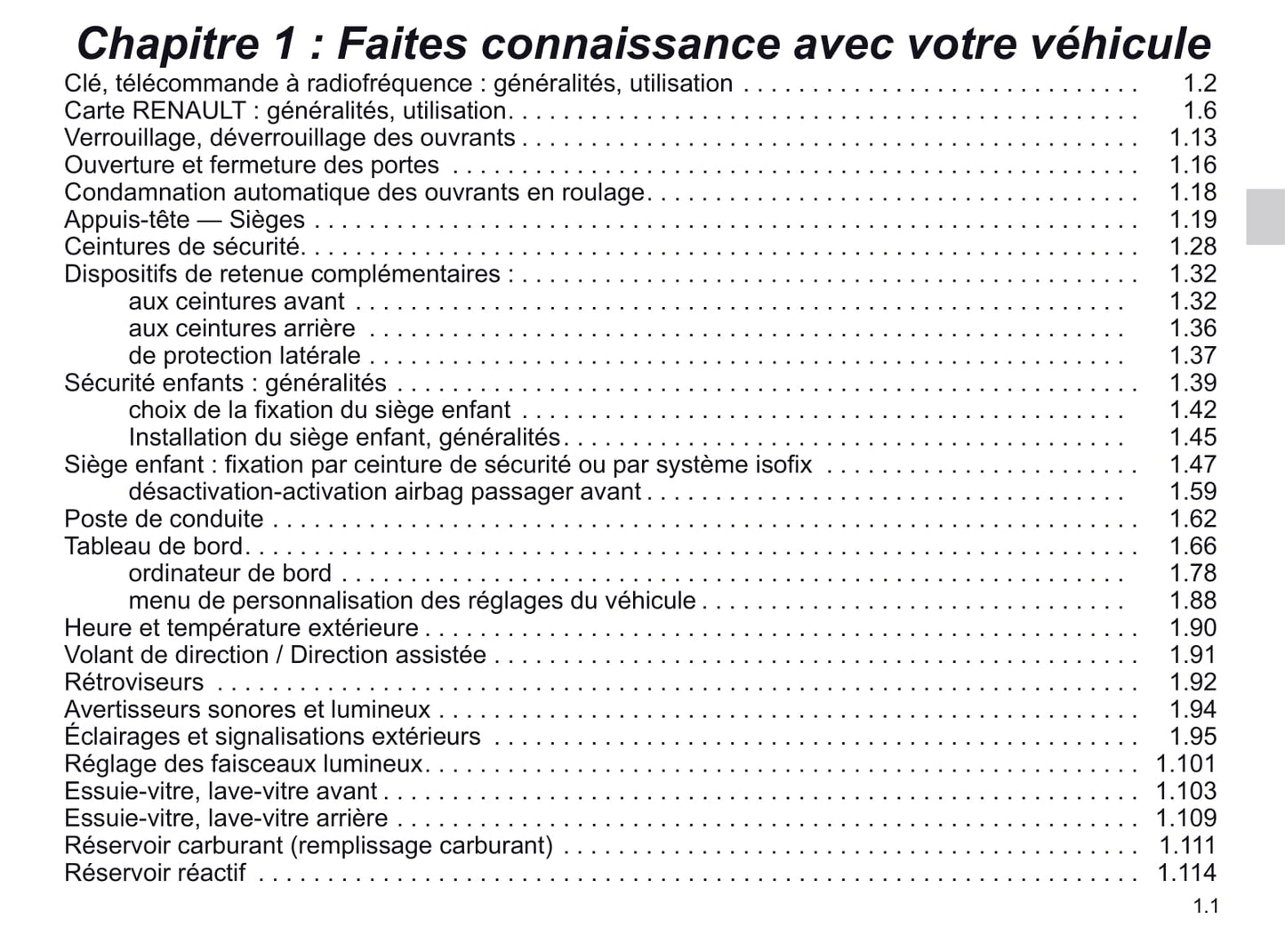 2016-2020 Renault Scenic Manuel du propriétaire | Français