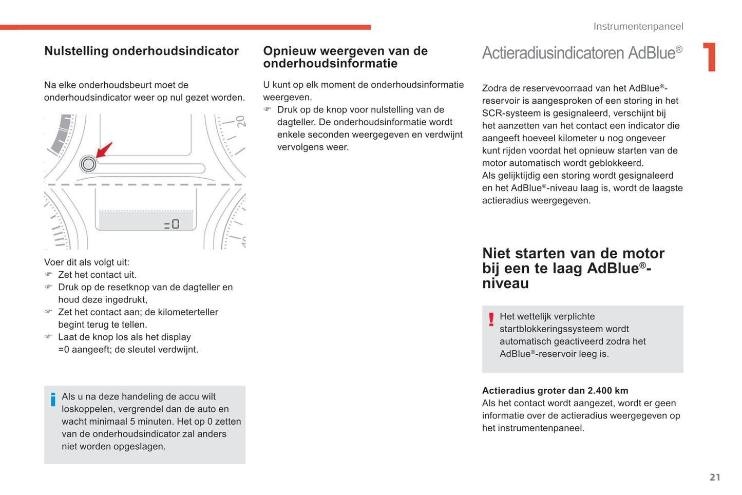 2017-2018 Citroën C-Elysée Owner's Manual | Dutch