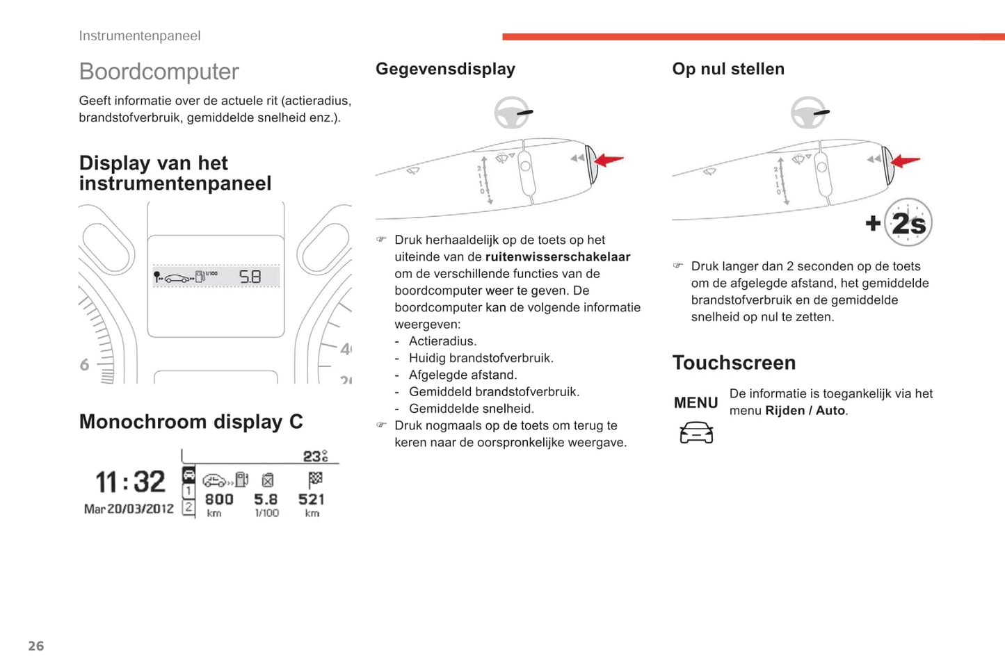 2017-2019 Citroën C-Elysée Manuel du propriétaire | Néerlandais