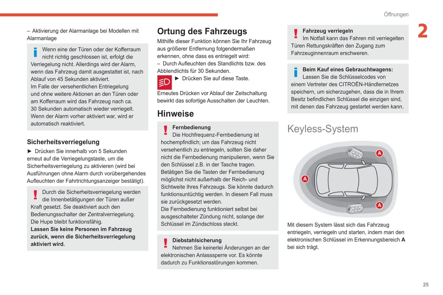 2020-2022 Citroën C3 Bedienungsanleitung | Deutsch