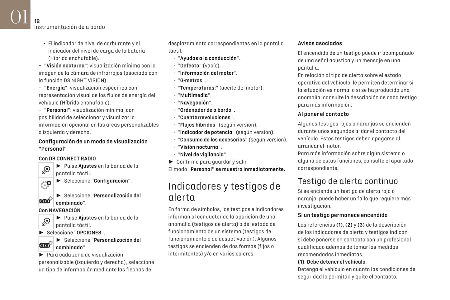 2021-2023 DS Autmobiles DS 9 Owner's Manual | Spanish