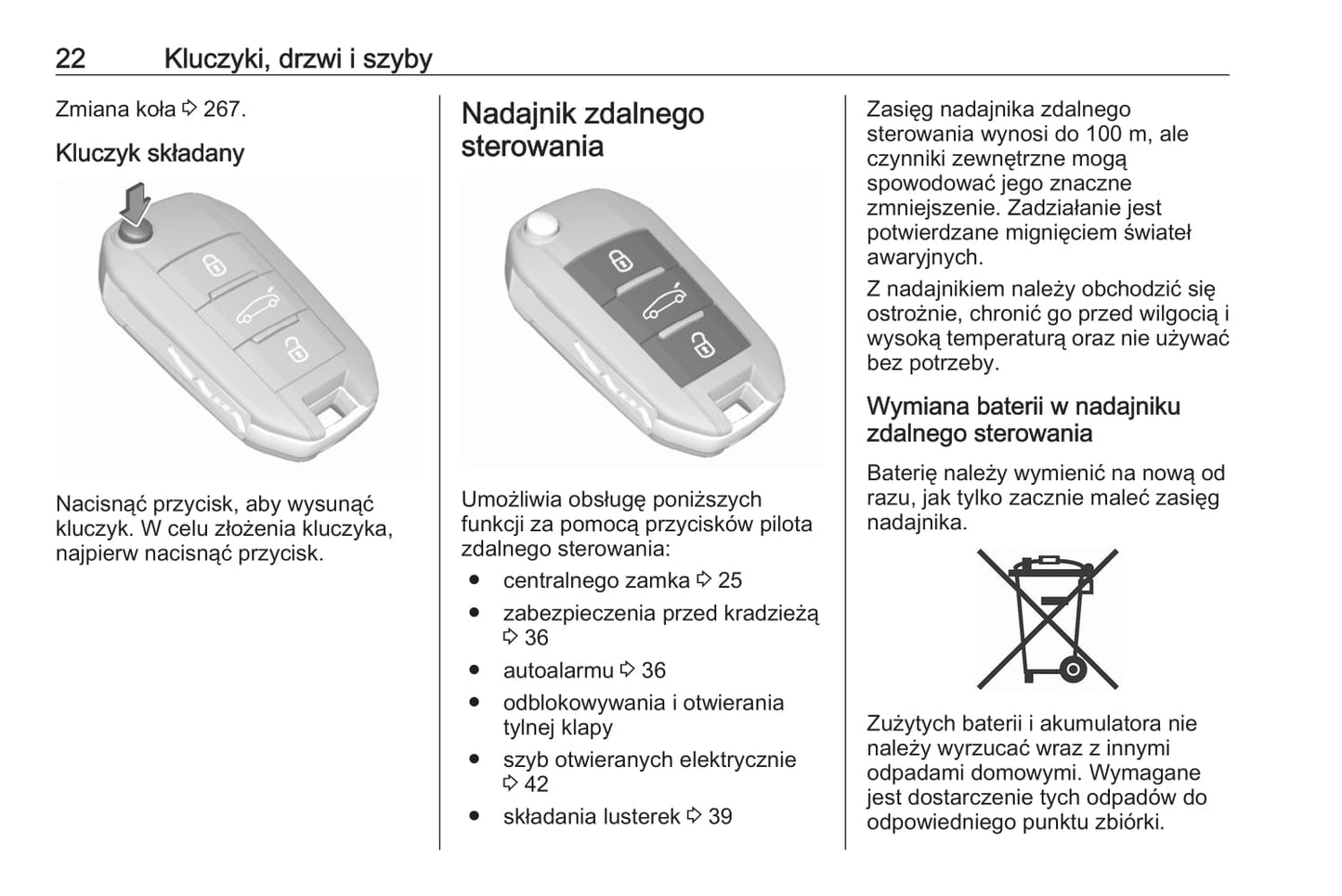 2019-2020 Opel Grandland X Owner's Manual | Polish