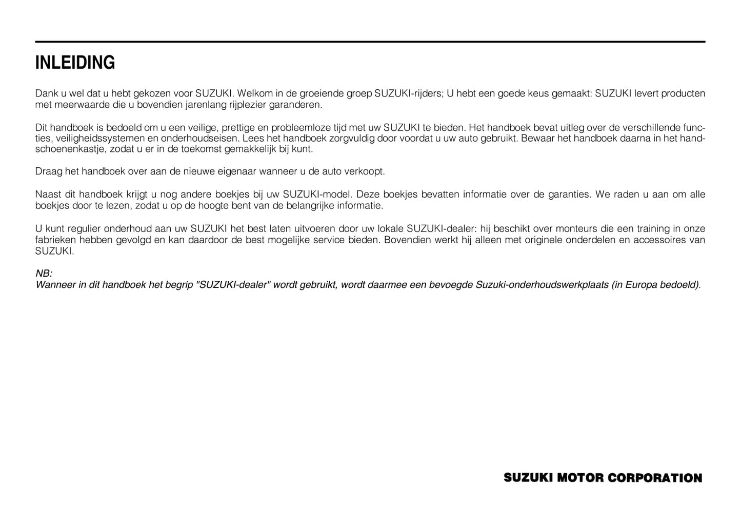 2018-2019 Suzuki Baleno Bedienungsanleitung | Niederländisch