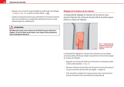 2007-2009 Seat Altea Freetrack Manuel du propriétaire | Français