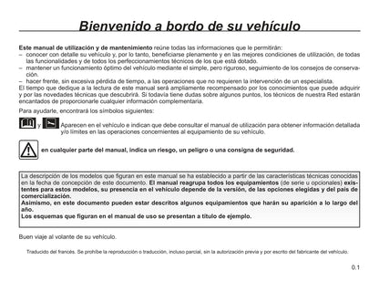 2019-2020 Renault Twingo Owner's Manual | Spanish
