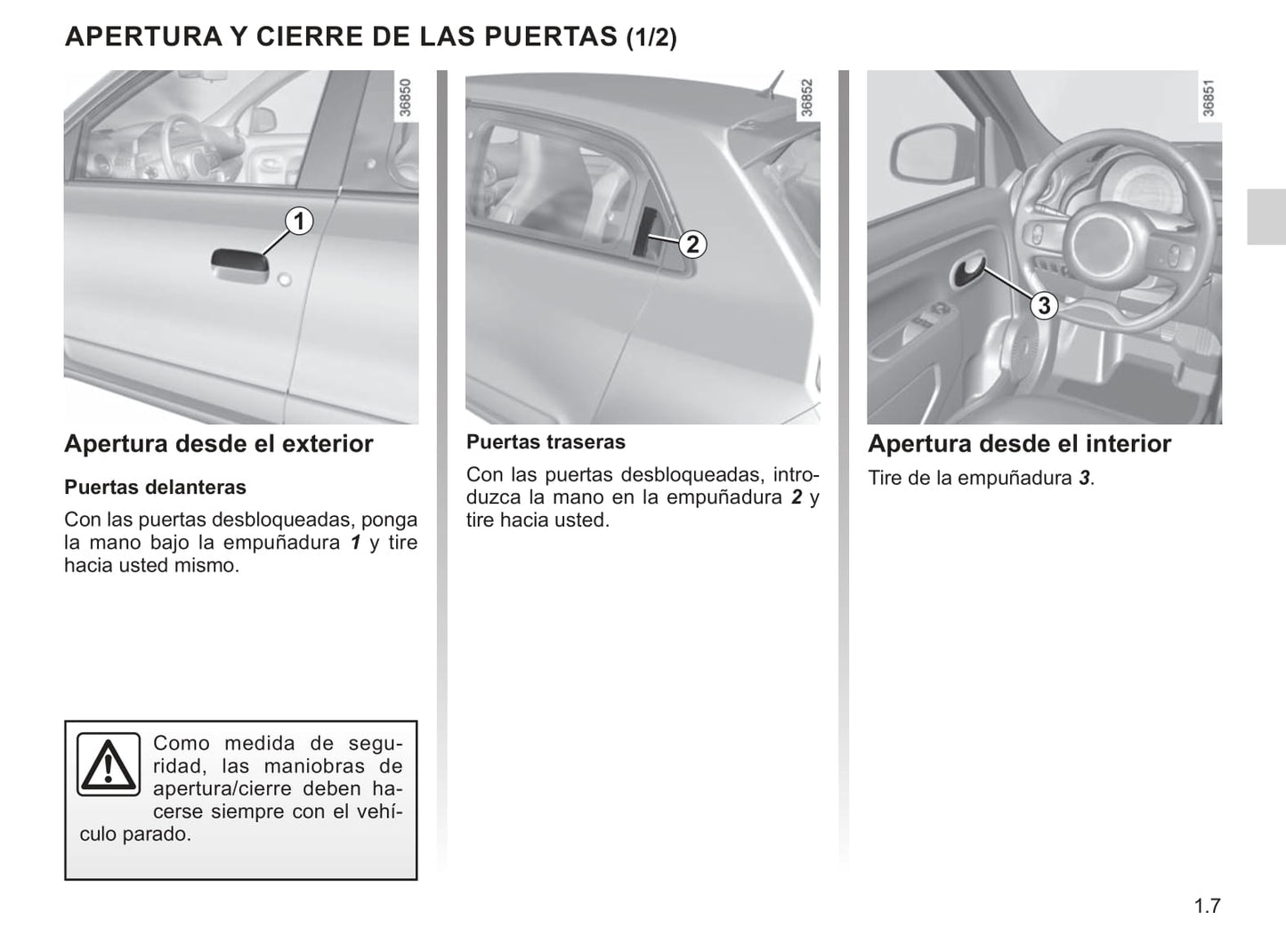 2019-2020 Renault Twingo Owner's Manual | Spanish