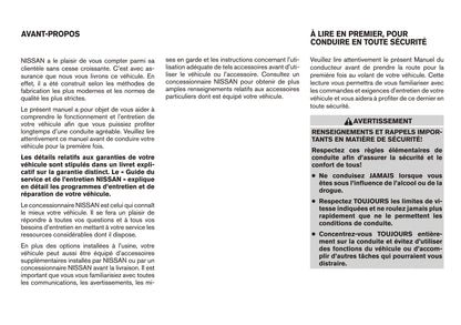 2011-2013 Nissan Micra Bedienungsanleitung | Französisch