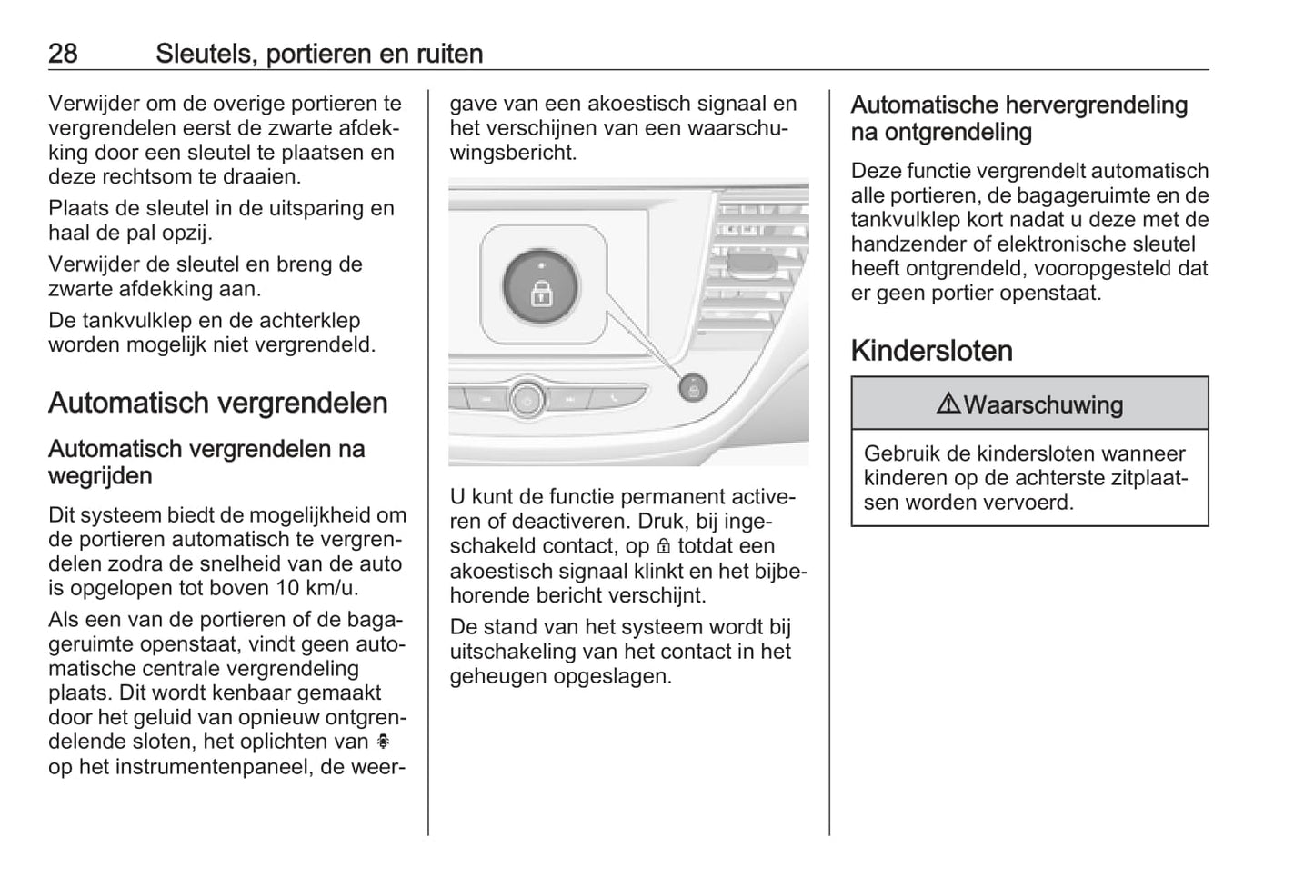 2017 Opel Crossland X Owner's Manual | Dutch