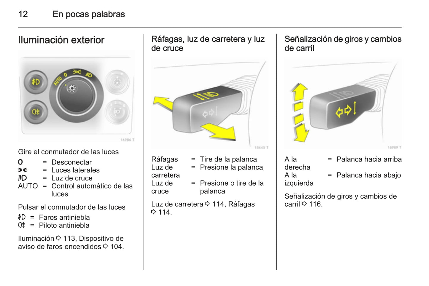 2014 Opel Zafira Bedienungsanleitung | Spanisch