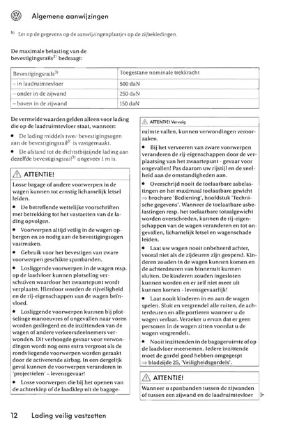 2006-2011 Volkswagen Crafter Owner's Manual | Dutch