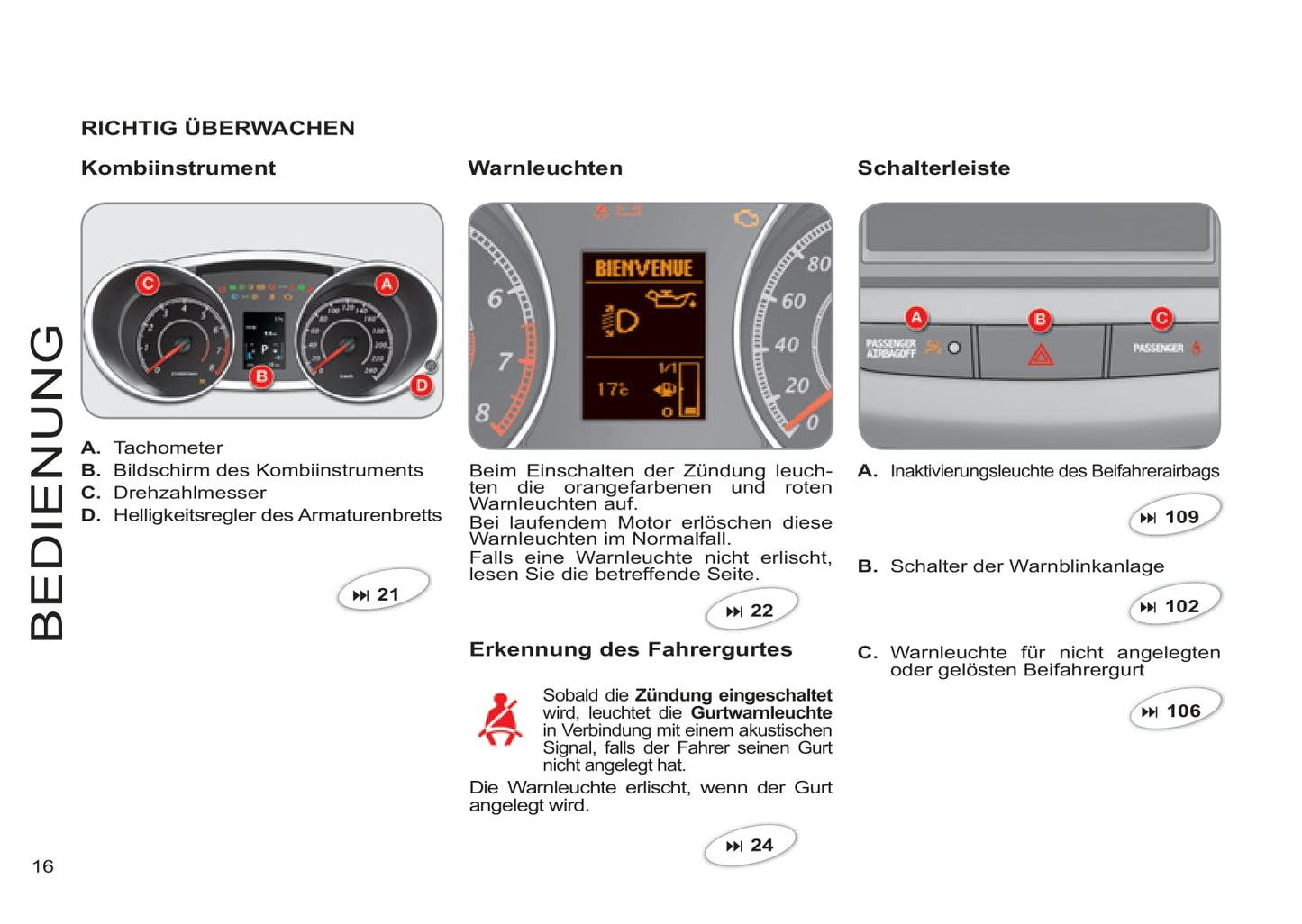2011-2012 Citroën C-Crosser Bedienungsanleitung | Deutsch