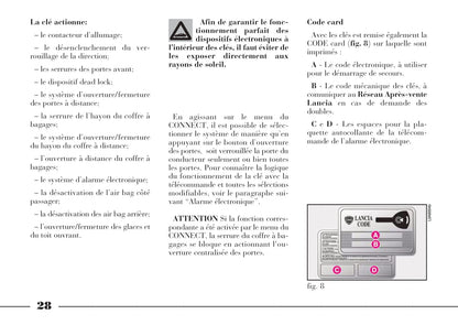 2002-2008 Lancia Thesis Manuel du propriétaire | Français