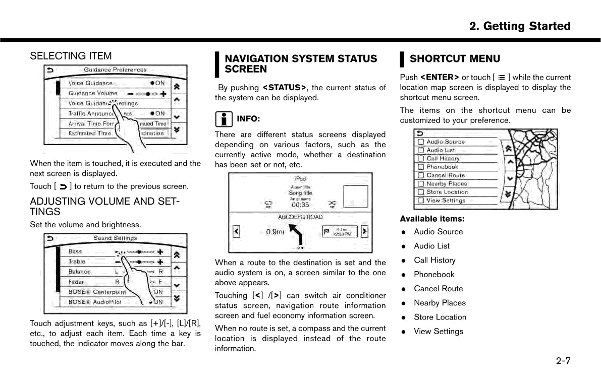 Nissan Pathfinder Navigation System Owner's Manual 2017