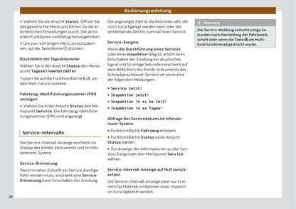 2021-2023 Cupra Born Manuel du propriétaire | Allemand