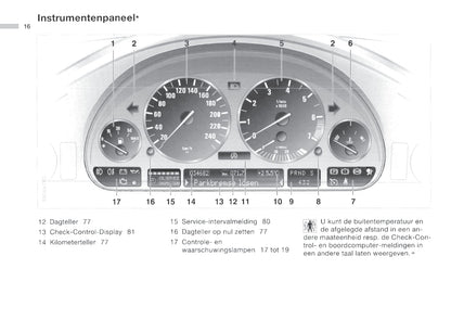 2000-2003 BMW 5-serie Manuel du propriétaire | Néerlandais