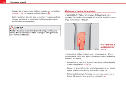 2004-2009 Seat Altea Manuel du propriétaire | Français