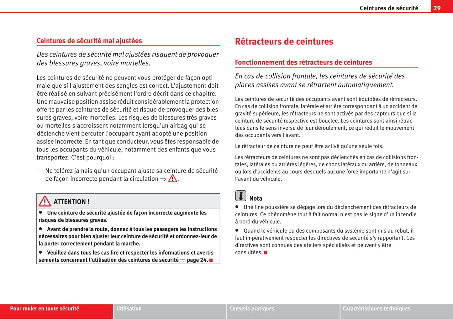 2004-2009 Seat Altea Manuel du propriétaire | Français