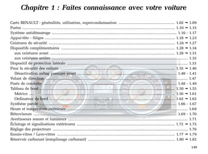 2005-2006 Renault Vel Satis Gebruikershandleiding | Frans