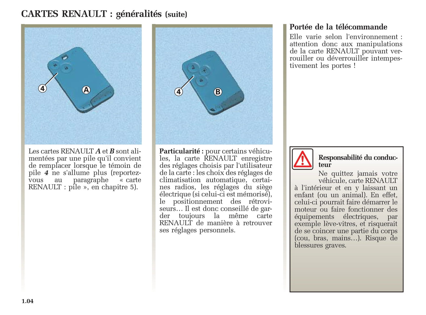 2005-2006 Renault Vel Satis Owner's Manual | French