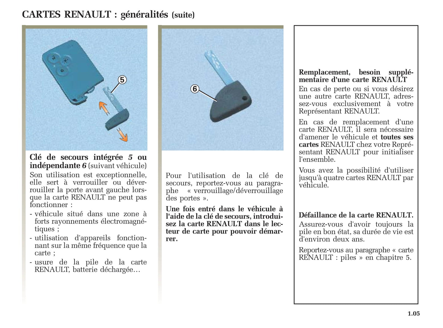 2005-2006 Renault Vel Satis Bedienungsanleitung | Französisch