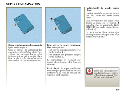 2005-2006 Renault Vel Satis Owner's Manual | French