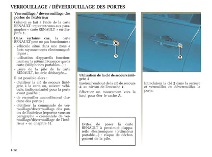 2002-2005 Renault Vel Statis Manuel du propriétaire | Français