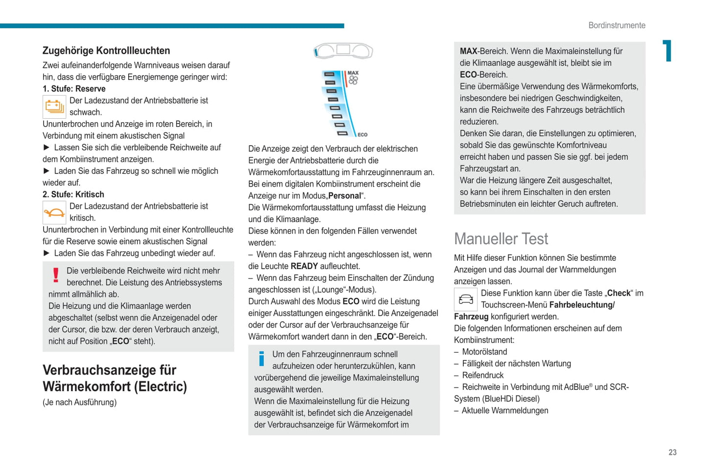 2021-2023 Peugeot 208/e-208 Owner's Manual | German