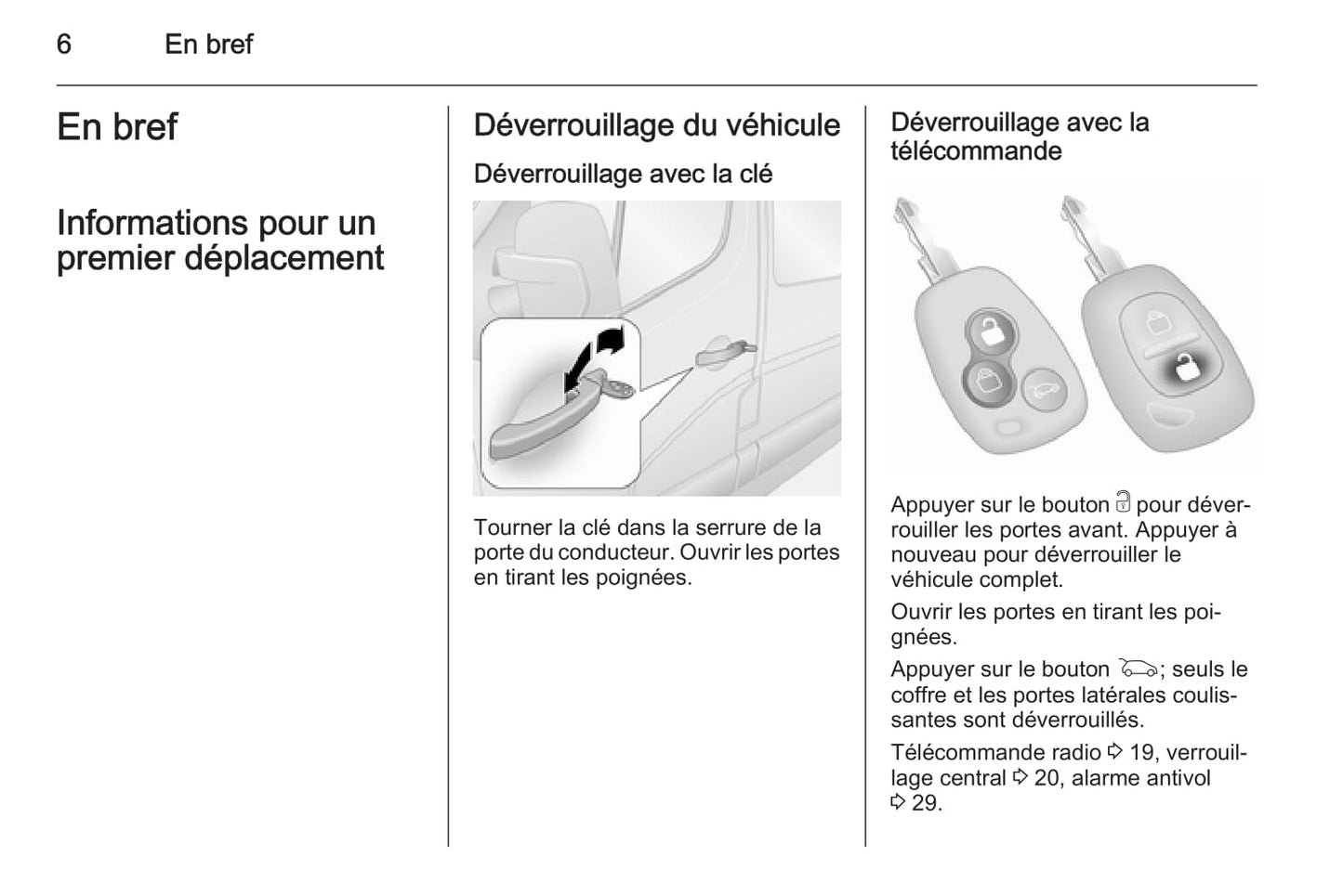 2014-2015 Opel Movano Manuel du propriétaire | Français