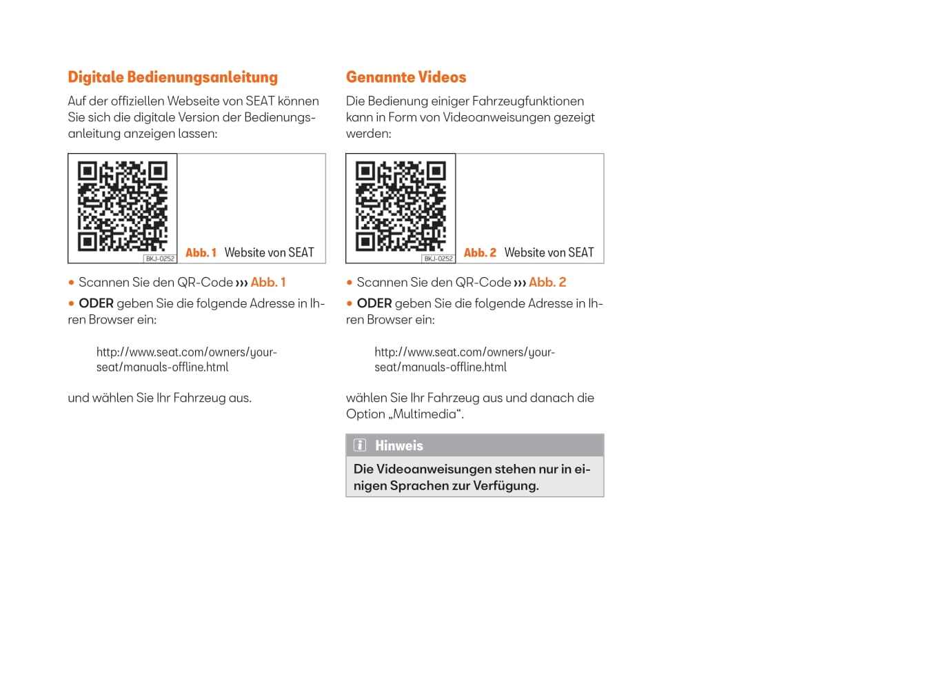 2021-2023 Seat Arona Bedienungsanleitung | Deutsch