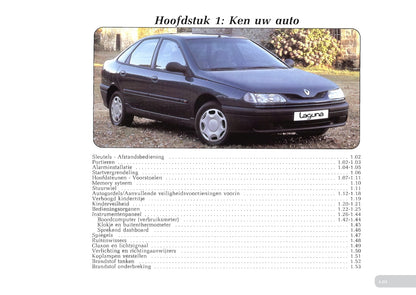 1994-1998 Renault Laguna Manuel du propriétaire | Néerlandais