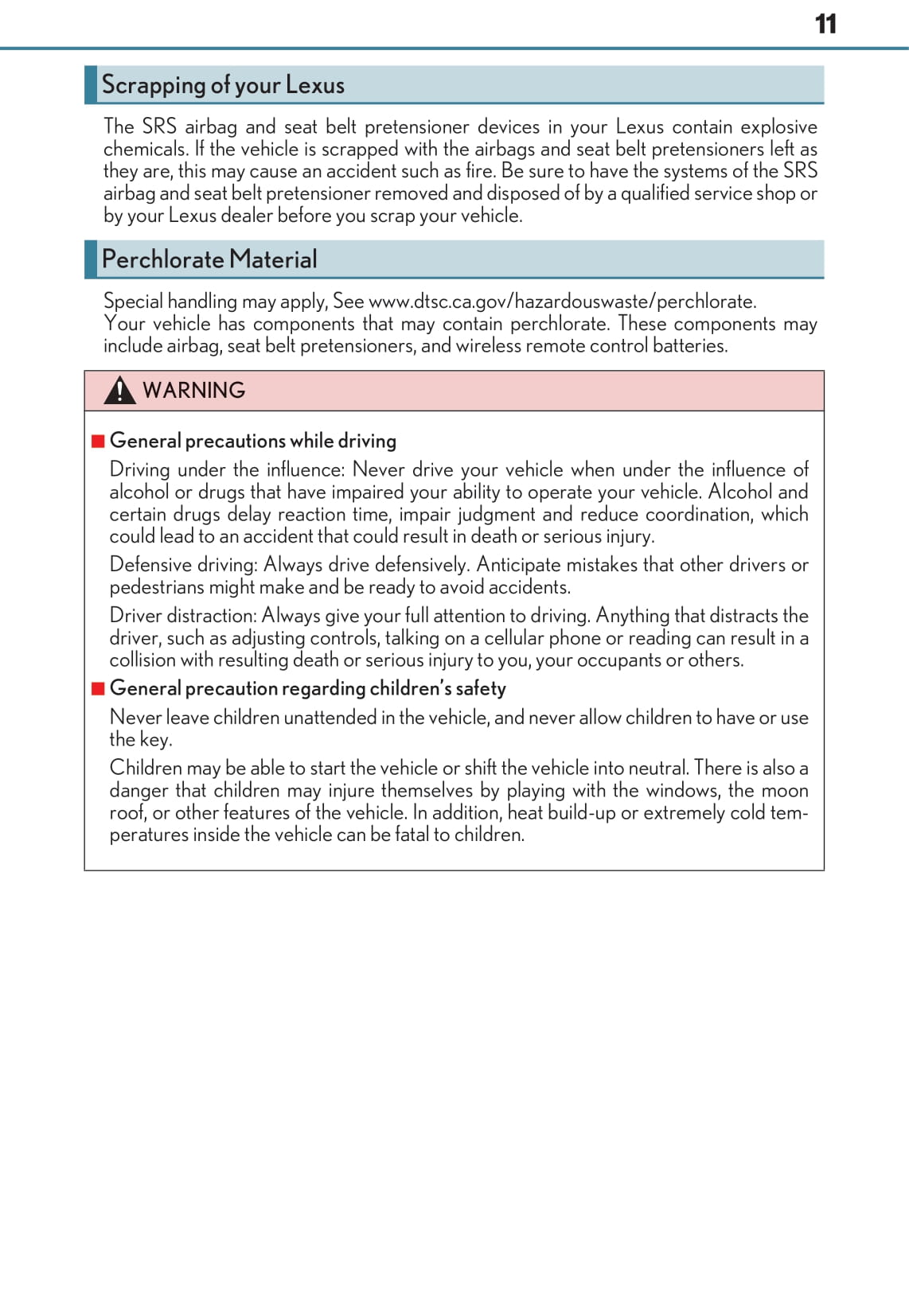 2020 Lexus LX 570 Owner's Manual | English