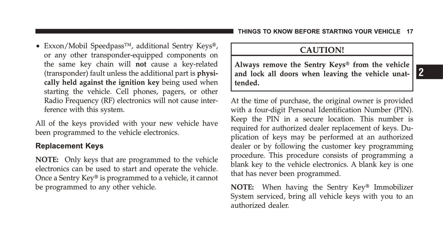 2009 Dodge Caliber SRT4 Owner's Manual | English