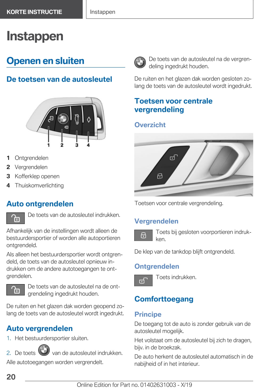 2020 BMW 2 Series Gran Coupé Bedienungsanleitung | Niederländisch