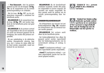 2002-2003 Alfa Romeo 156 Bedienungsanleitung | Niederländisch