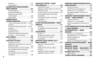 2019-2020 Jeep Cherokee Owner's Manual | Dutch