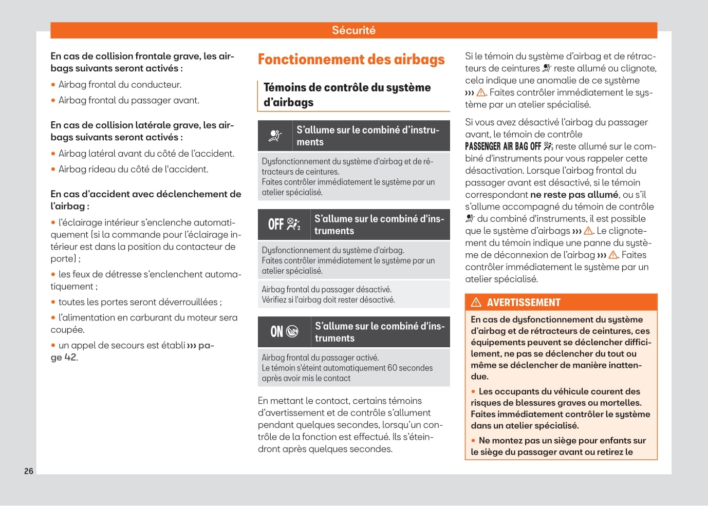 2021-2023 Seat Arona Bedienungsanleitung | Französisch