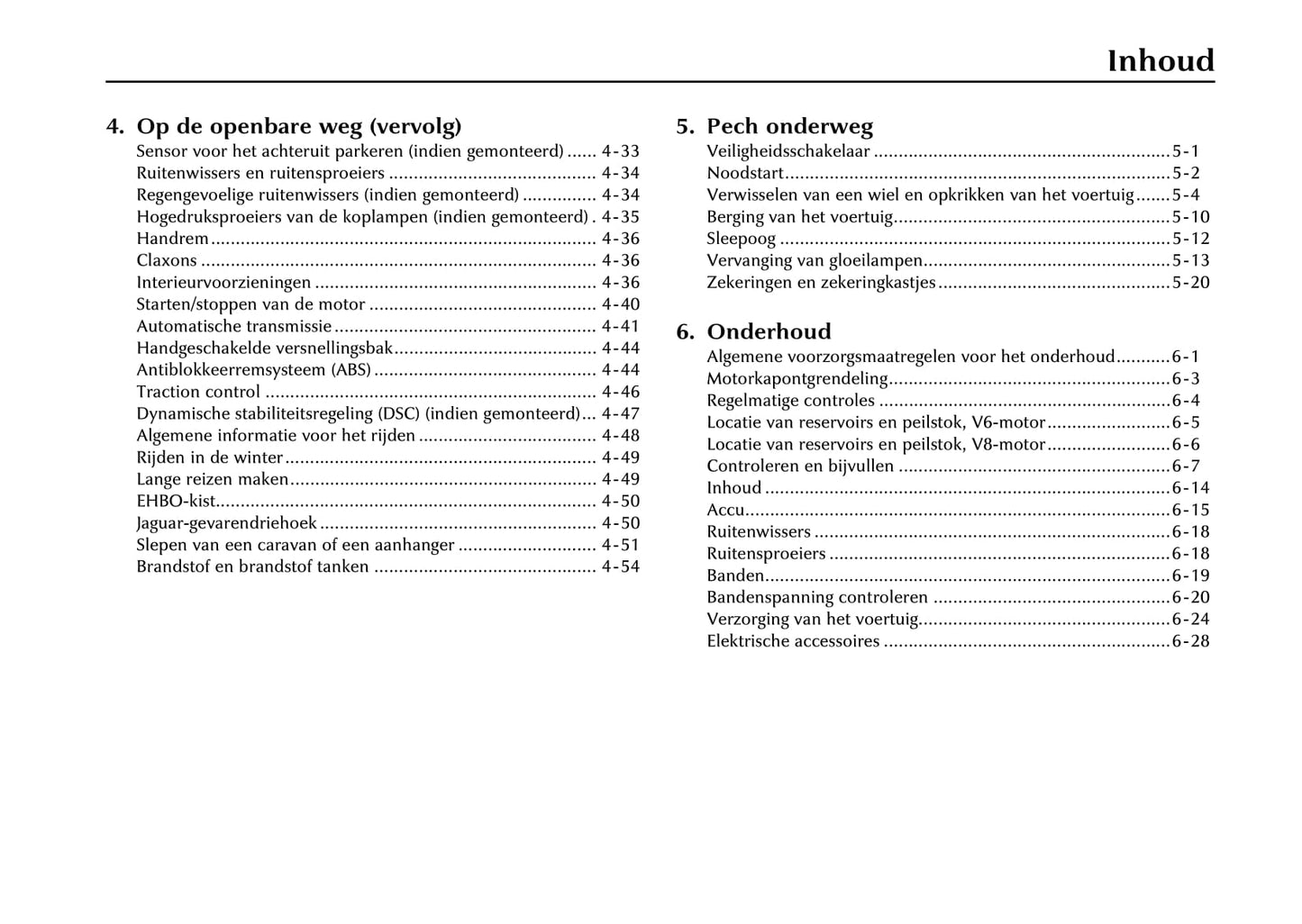 2000-2001 Jaguar S-Type Gebruikershandleiding | Nederlands