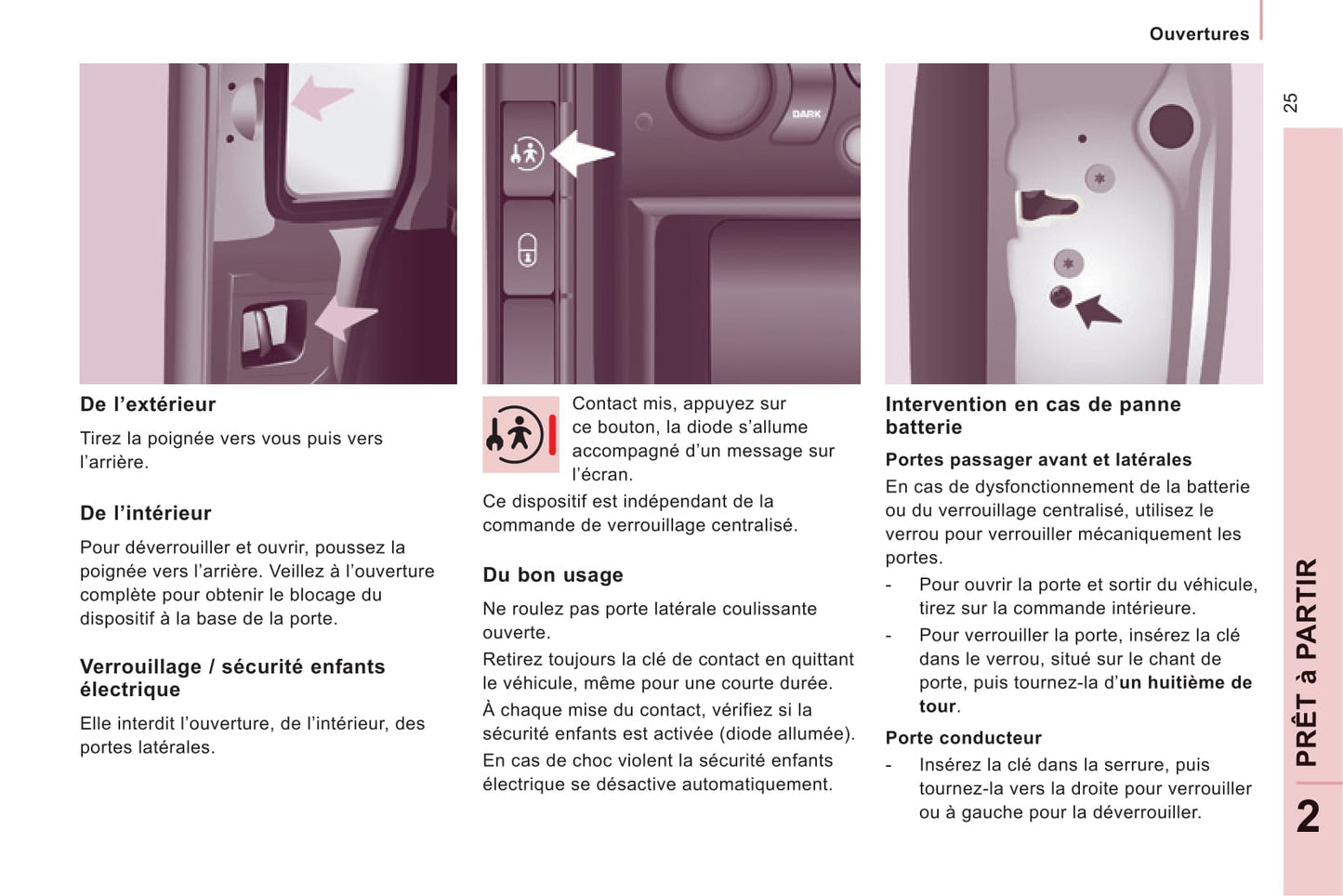 2014-2016 Peugeot Expert Tepee Manuel du propriétaire | Français