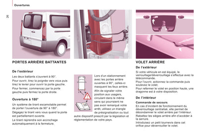 2014-2016 Peugeot Expert Tepee Manuel du propriétaire | Français