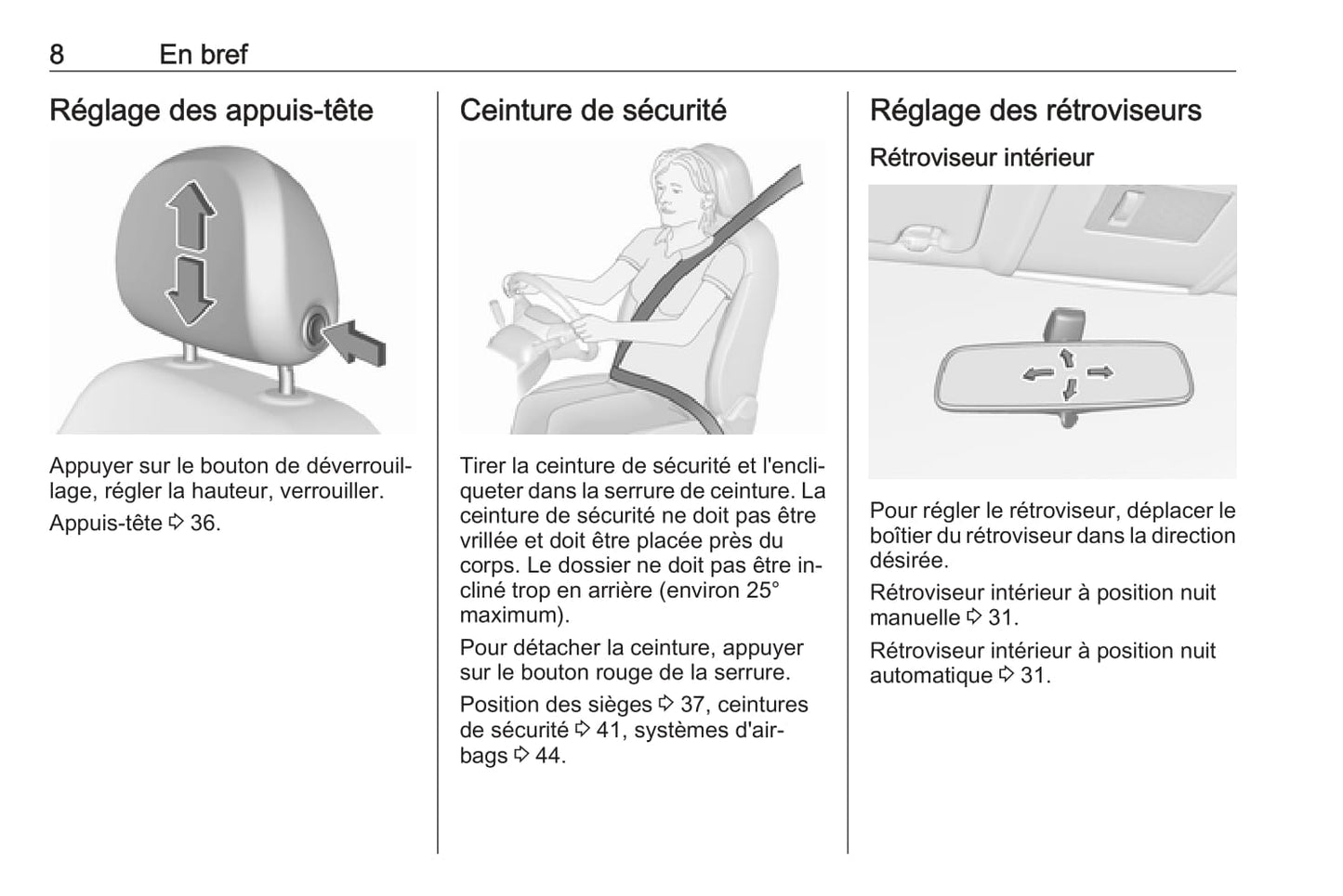 2016-2017 Opel Corsa Owner's Manual | French