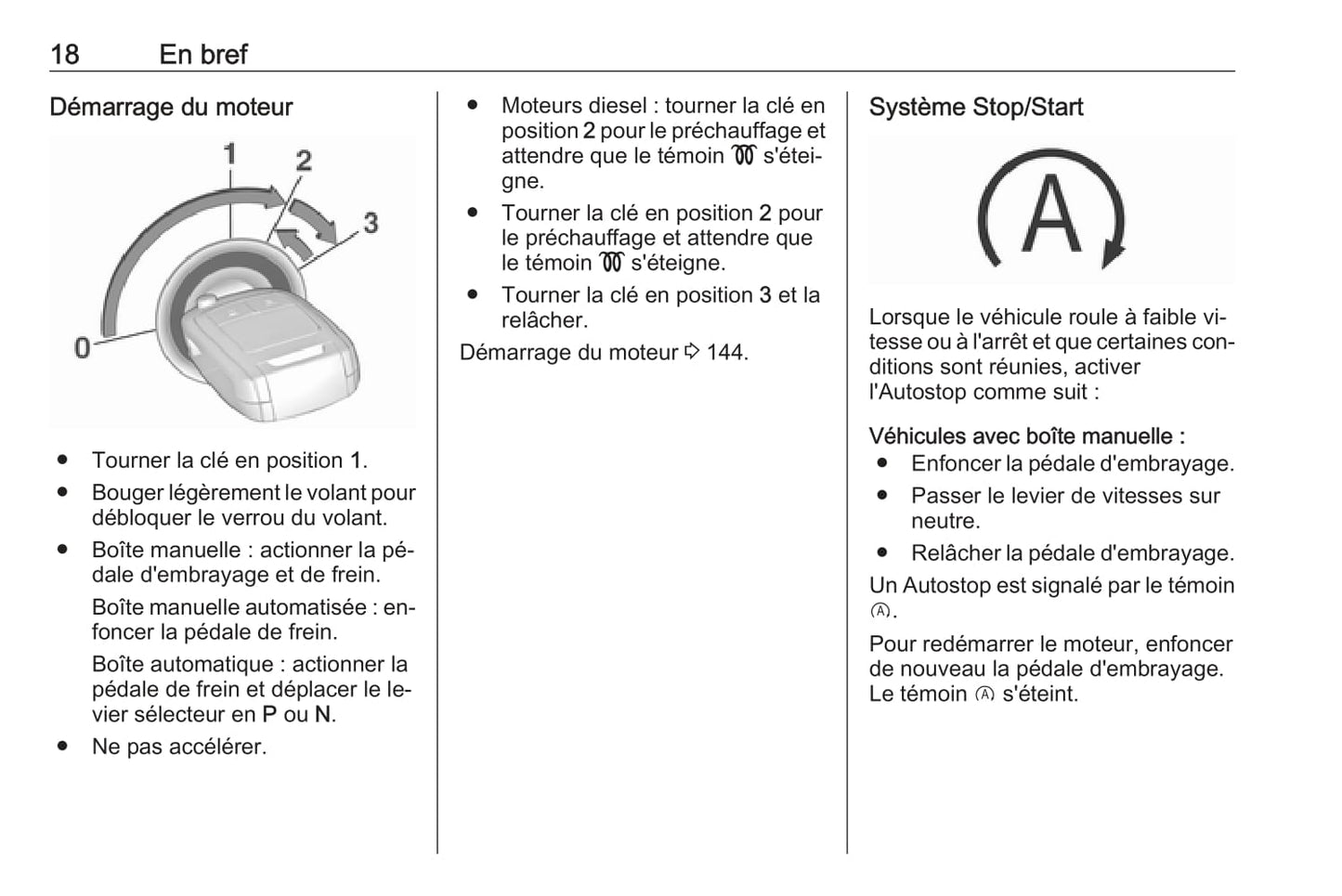 2016-2017 Opel Corsa Owner's Manual | French