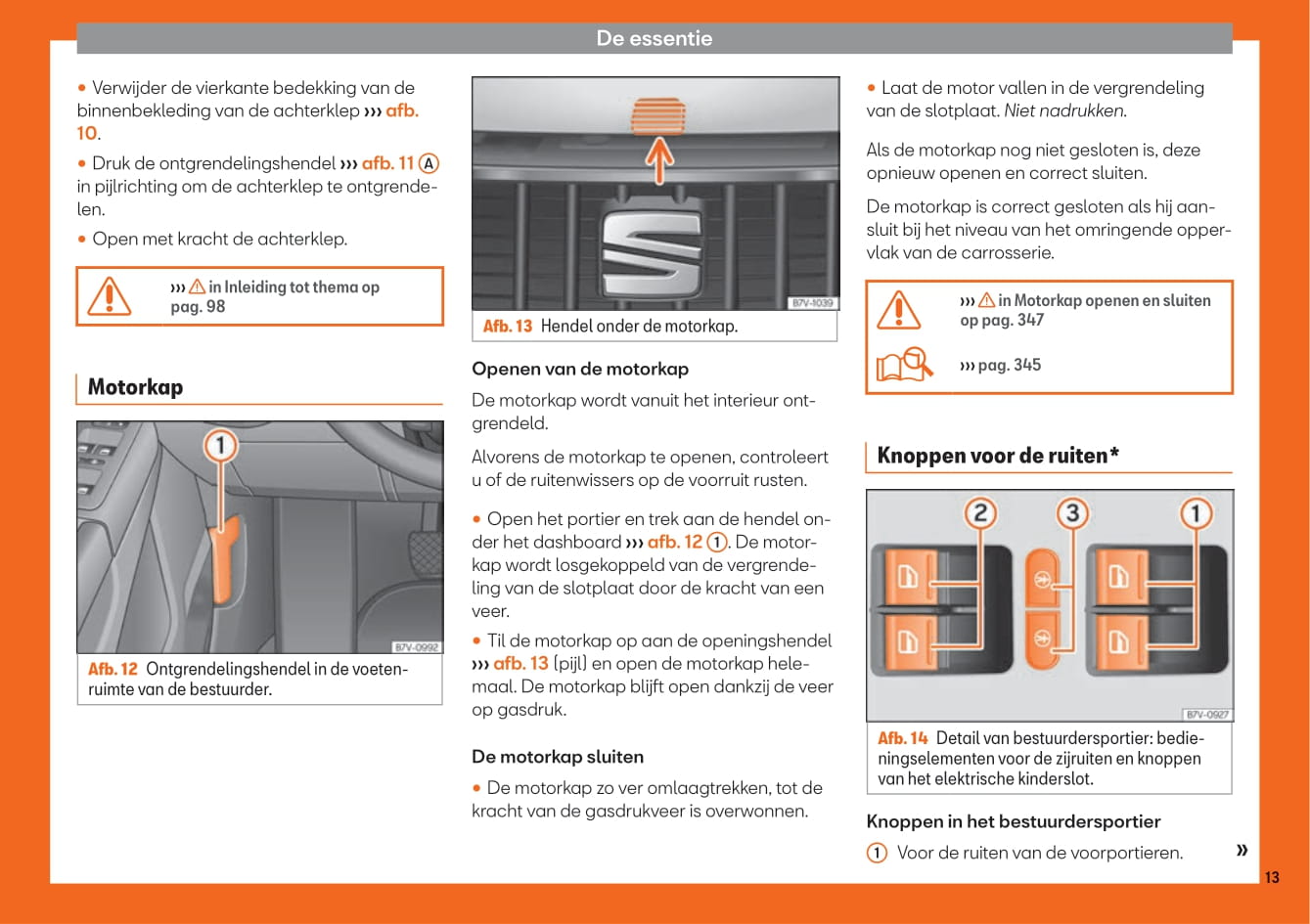 2015-2019 Seat Alhambra Owner's Manual | Dutch