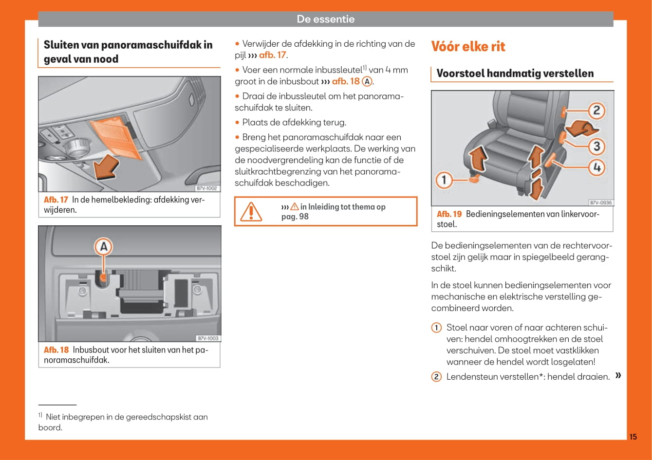 2015-2019 Seat Alhambra Gebruikershandleiding | Nederlands